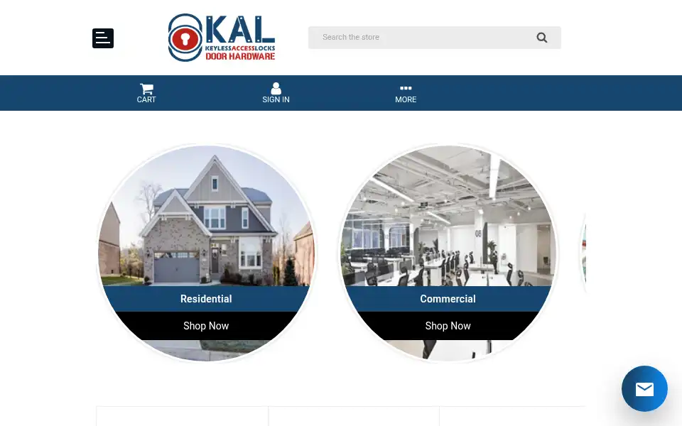 Screenshot of keylessaccesslocks.com