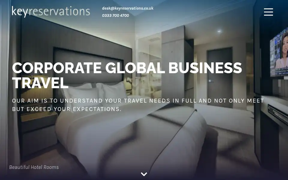 Screenshot of keyreservations.co.uk