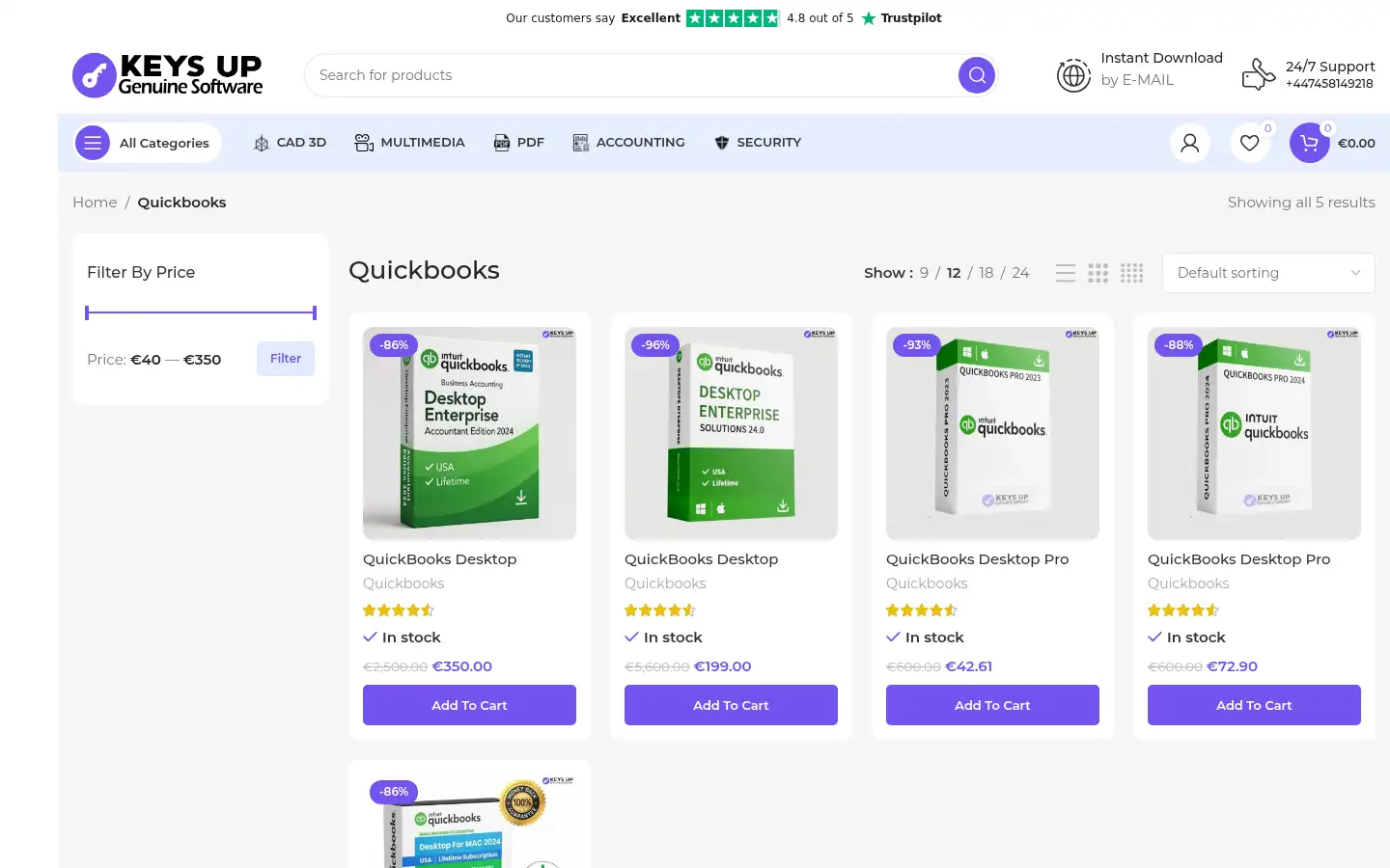 Screenshot of keys-up.com