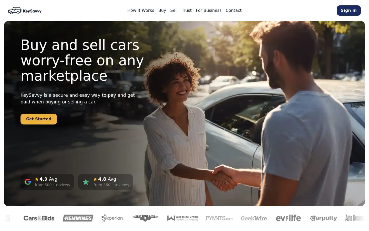 Screenshot of keysavvy.com