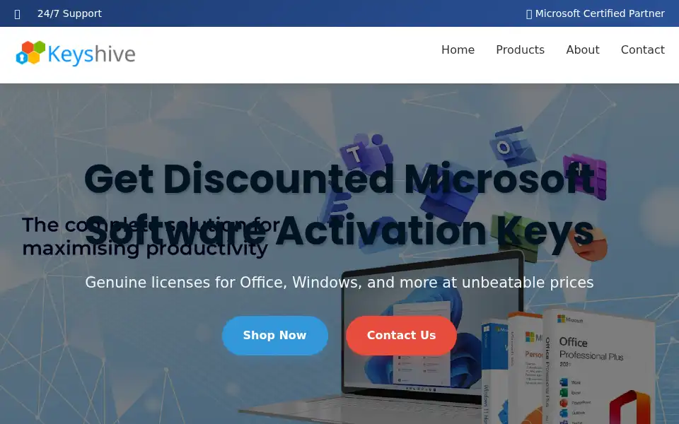 Screenshot of keyshive.com