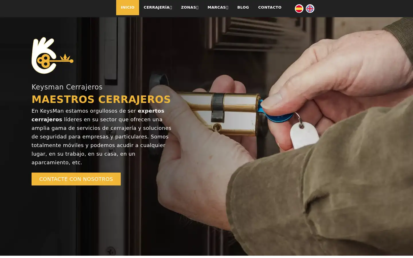Screenshot of keysman.es