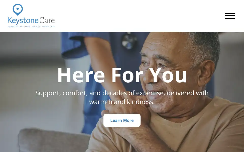 Screenshot of keystonecare.com