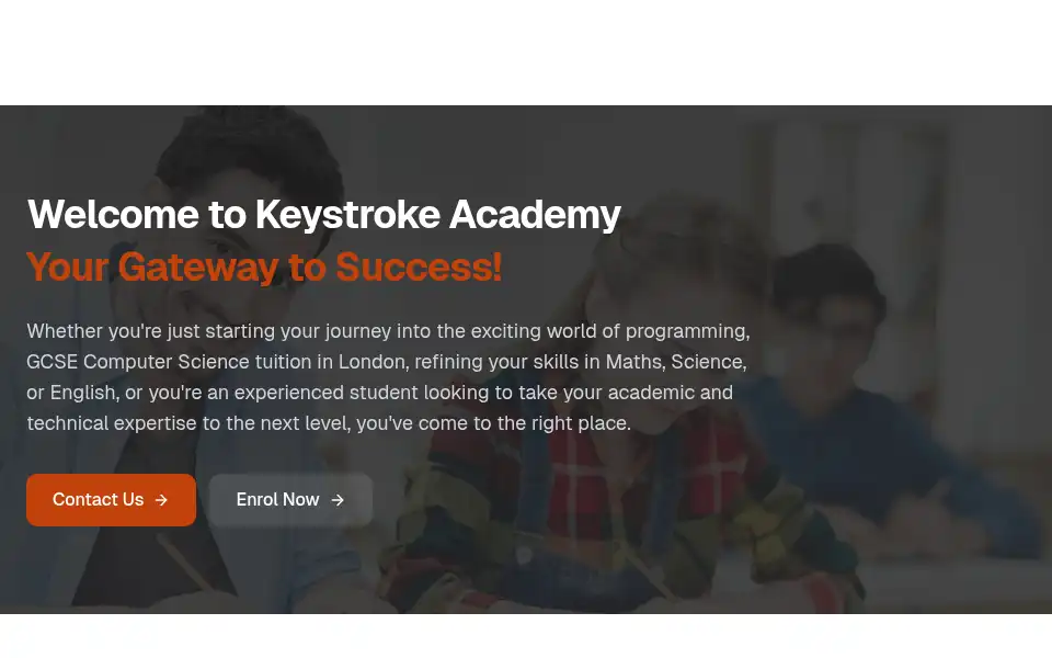Screenshot of keystrokeacademy.org