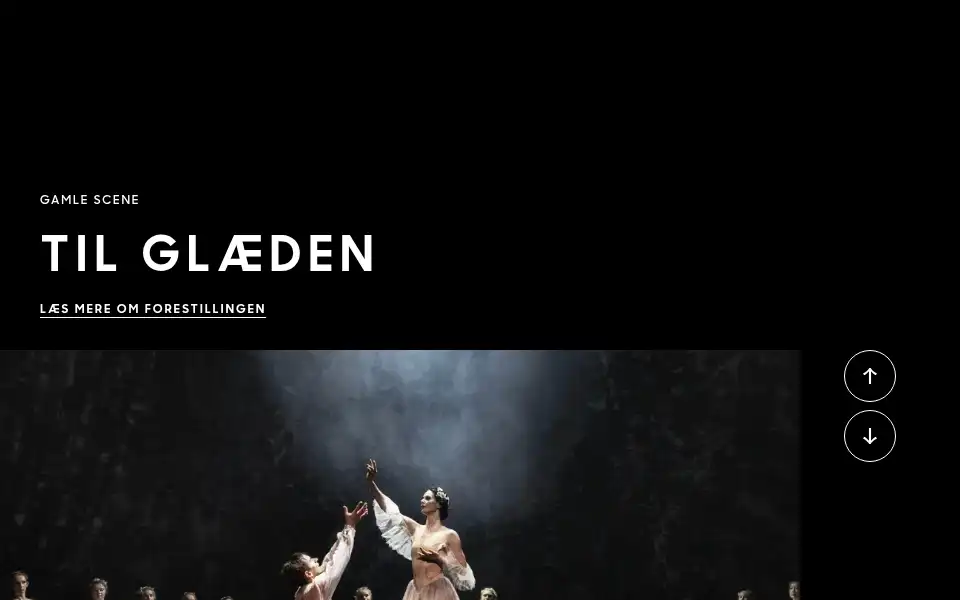 Screenshot of kglteater.dk