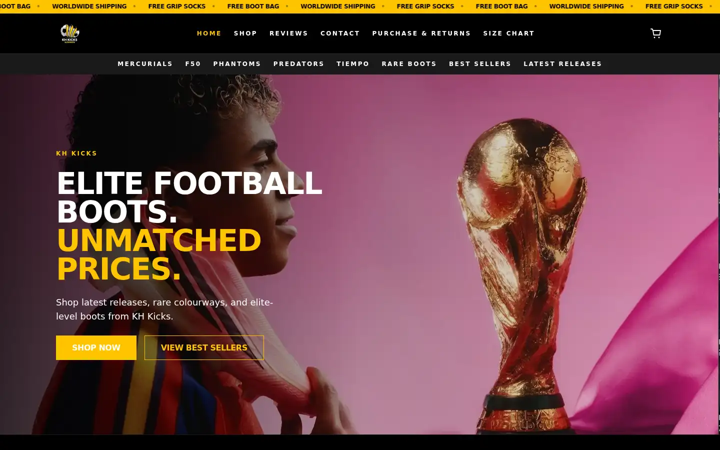 Screenshot of khkicks.store