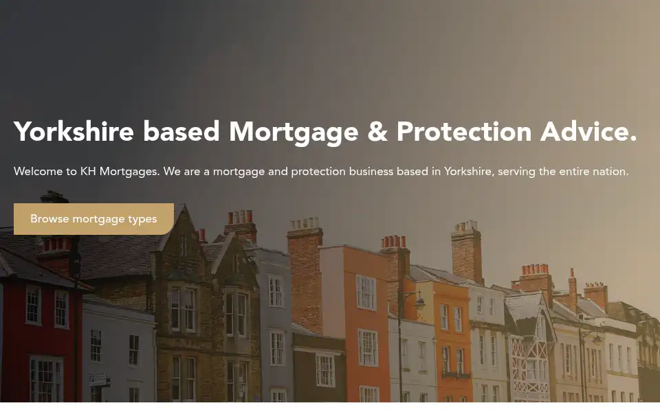 Screenshot of khmortgages.co.uk