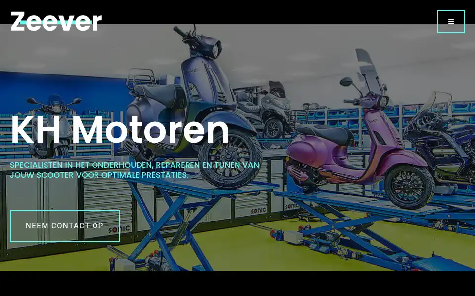 Screenshot of khmotoren.nl