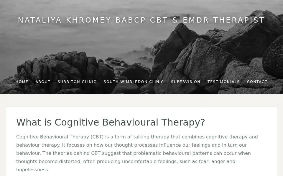 Screenshot of khromey.com