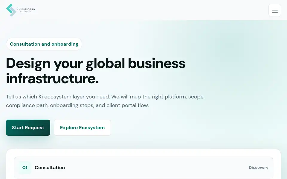 Screenshot of kibusiness.co