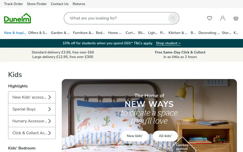 Screenshot of kiddicare.com
