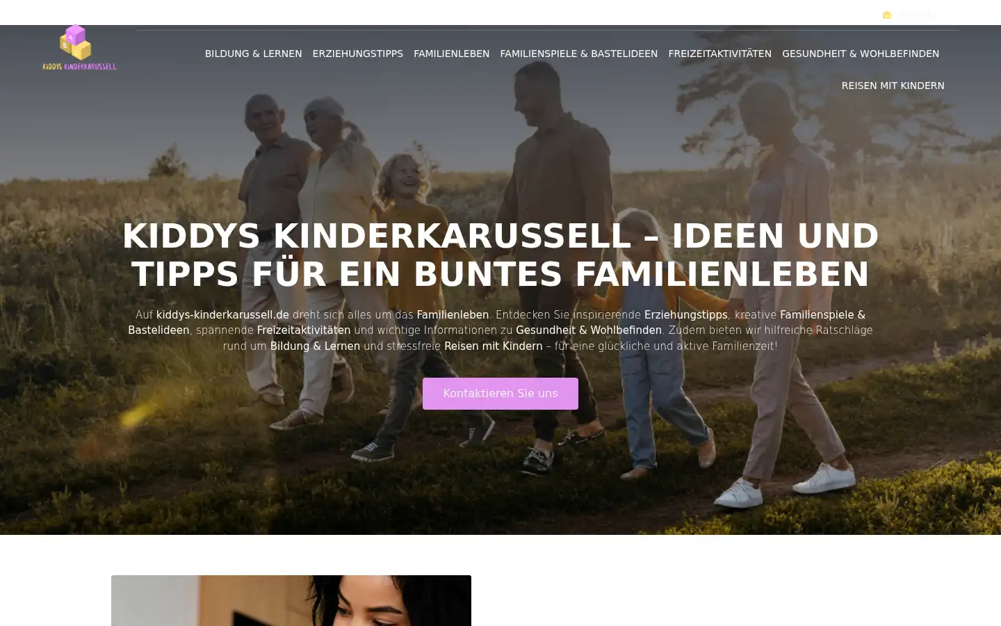 Screenshot of kiddys-kinderkarussell.de