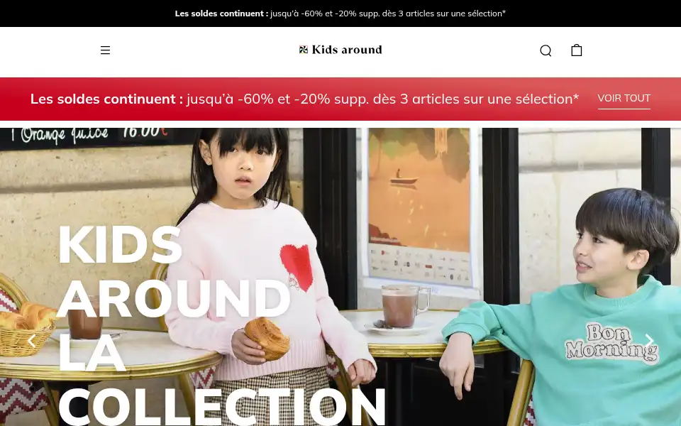 Screenshot of kidsaround.com
