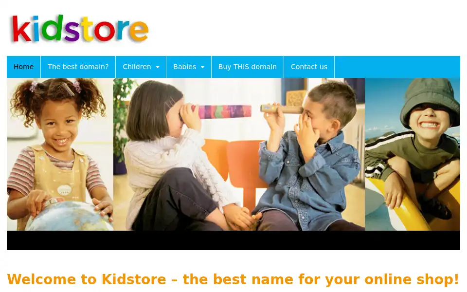 Screenshot of kidstore.co.uk