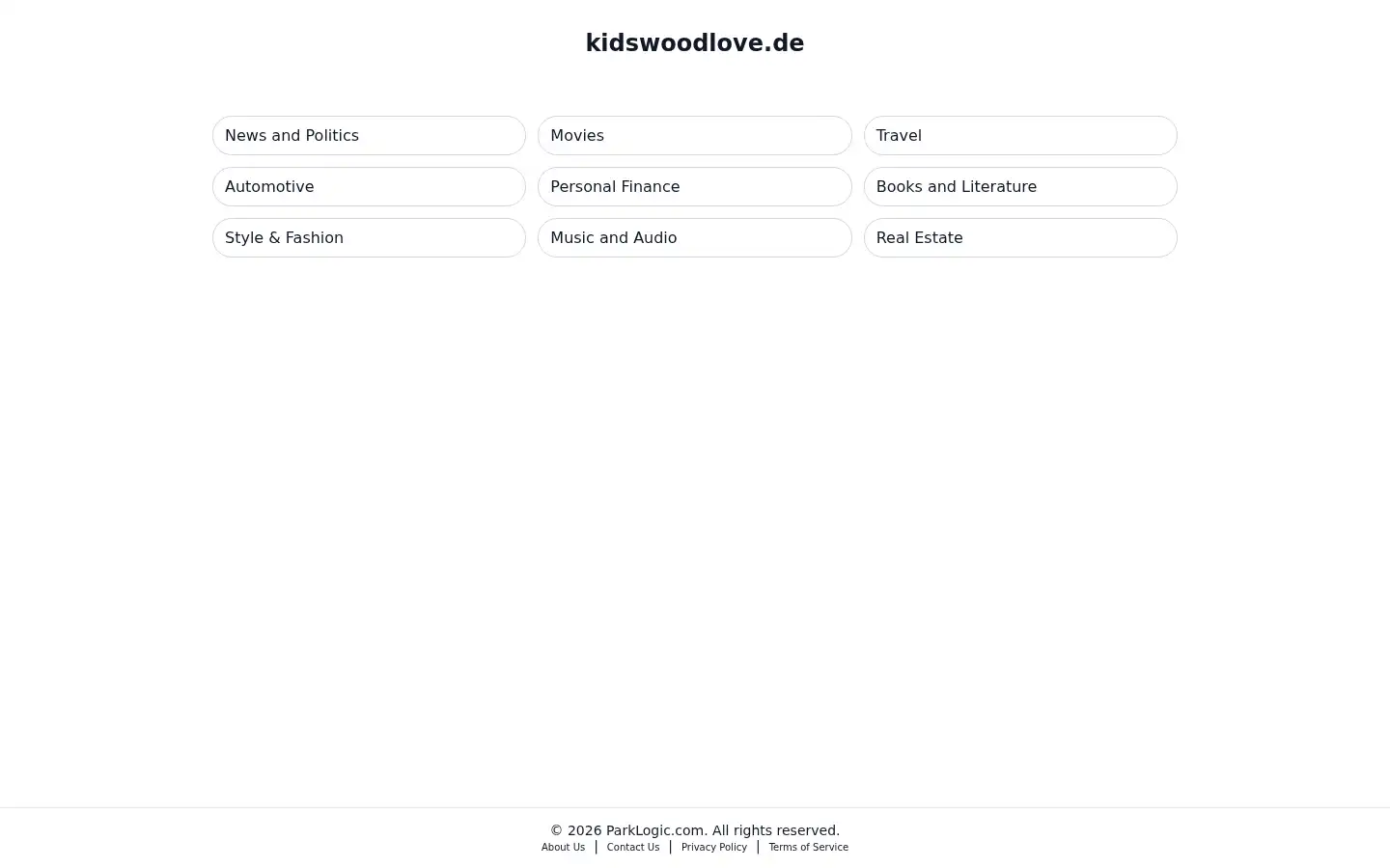 Screenshot of kidswoodlove.de