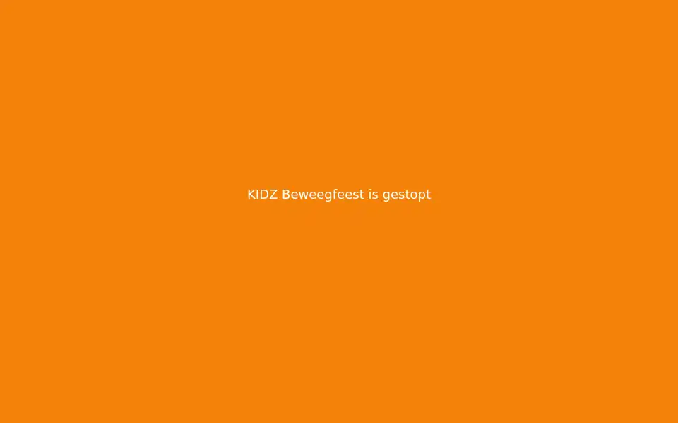 Screenshot of kidzbeweegfeest.nl