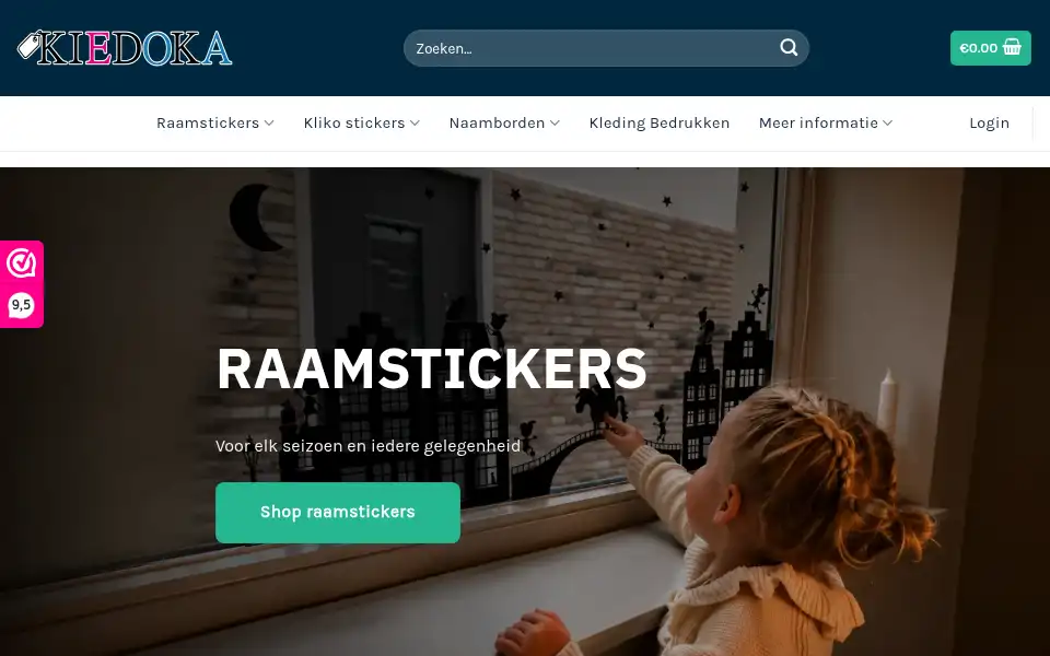 Screenshot of kiedoka.nl