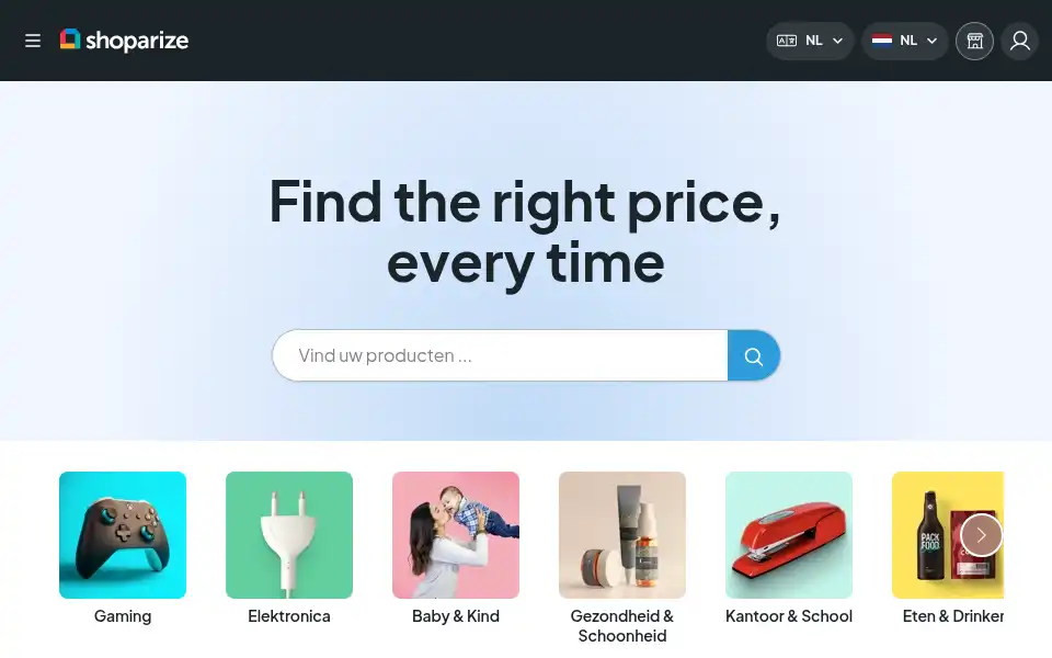 Screenshot of kiesproduct.nl