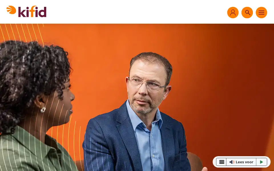 Screenshot of kifid.nl