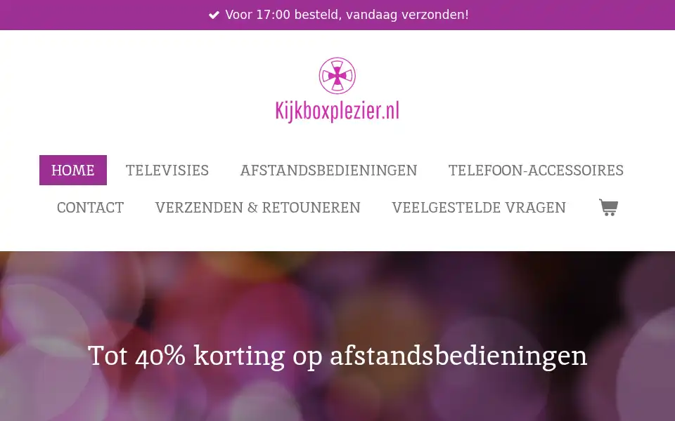 Screenshot of kijkboxplezier.nl
