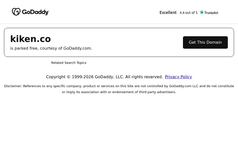 Screenshot of kiken.co