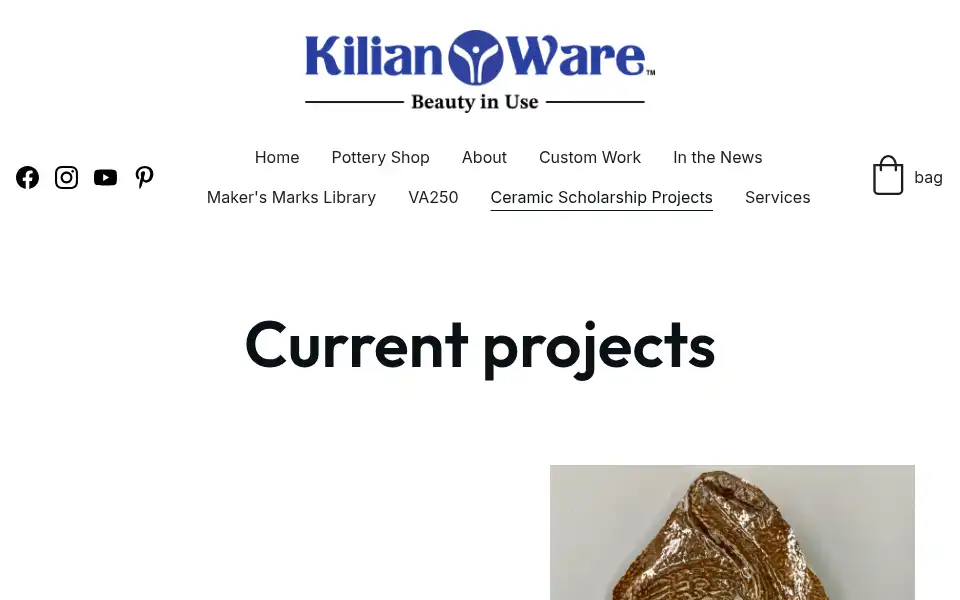 Screenshot of kilianware.com