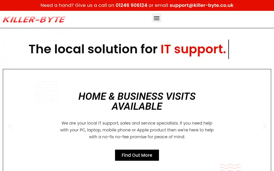Screenshot of killer-byte.co.uk