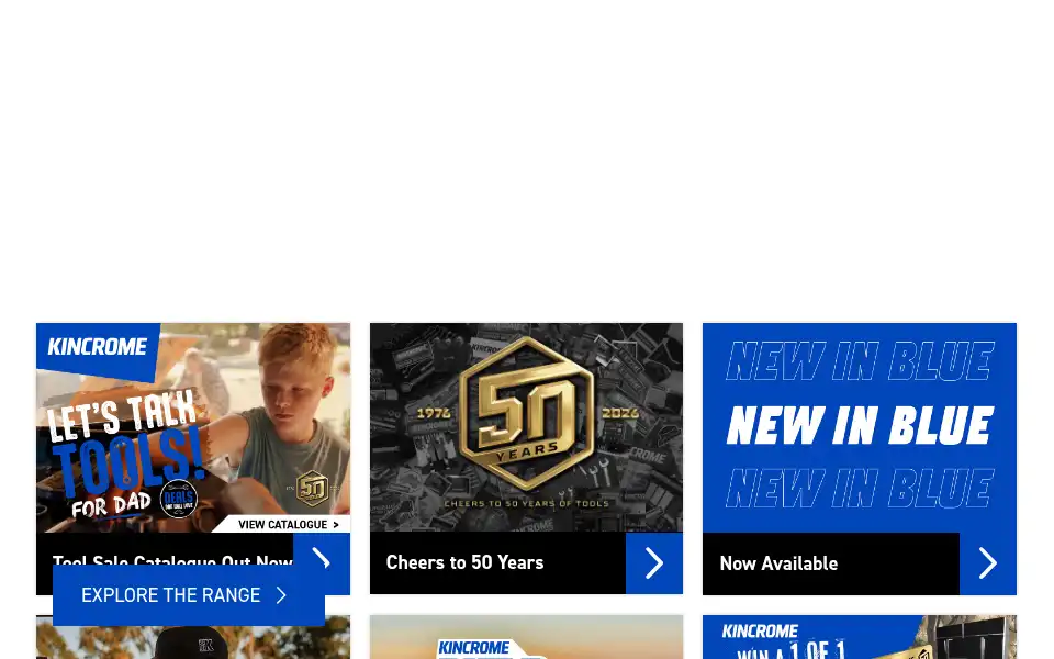 Screenshot of kincrome.com.au