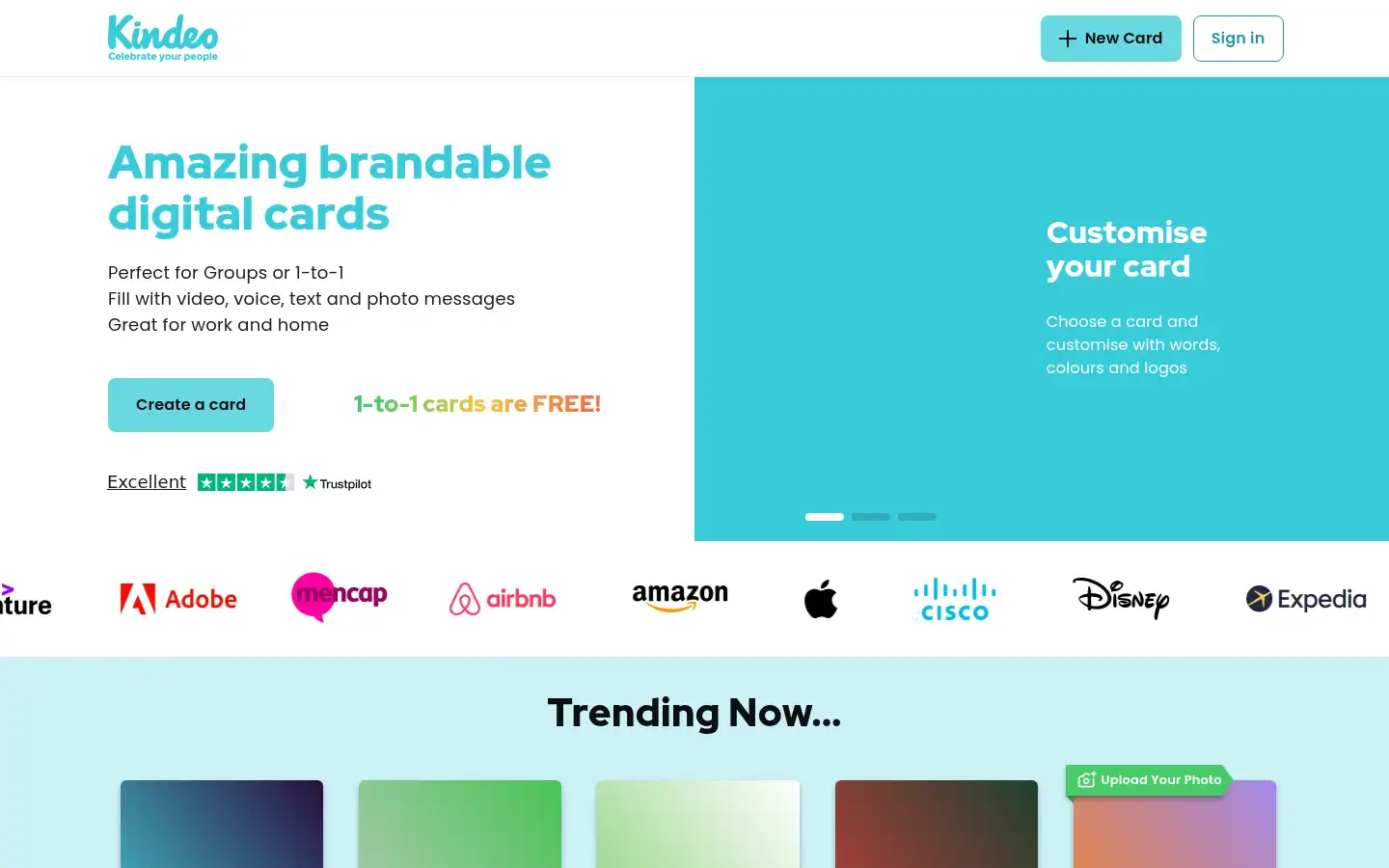Screenshot of kindeo.com