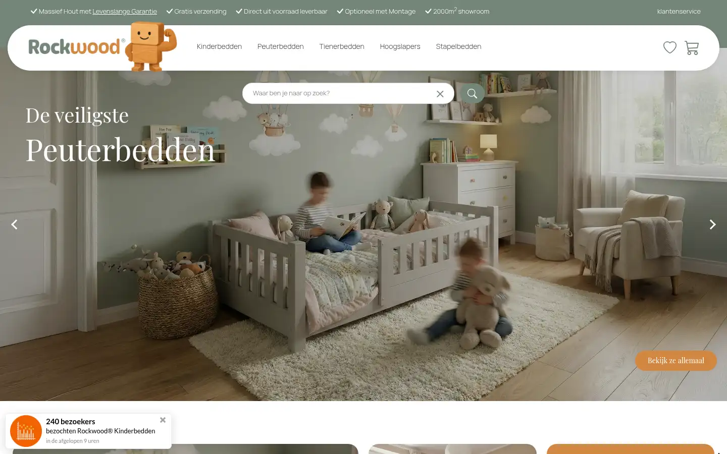 Screenshot of kinderbed.biz
