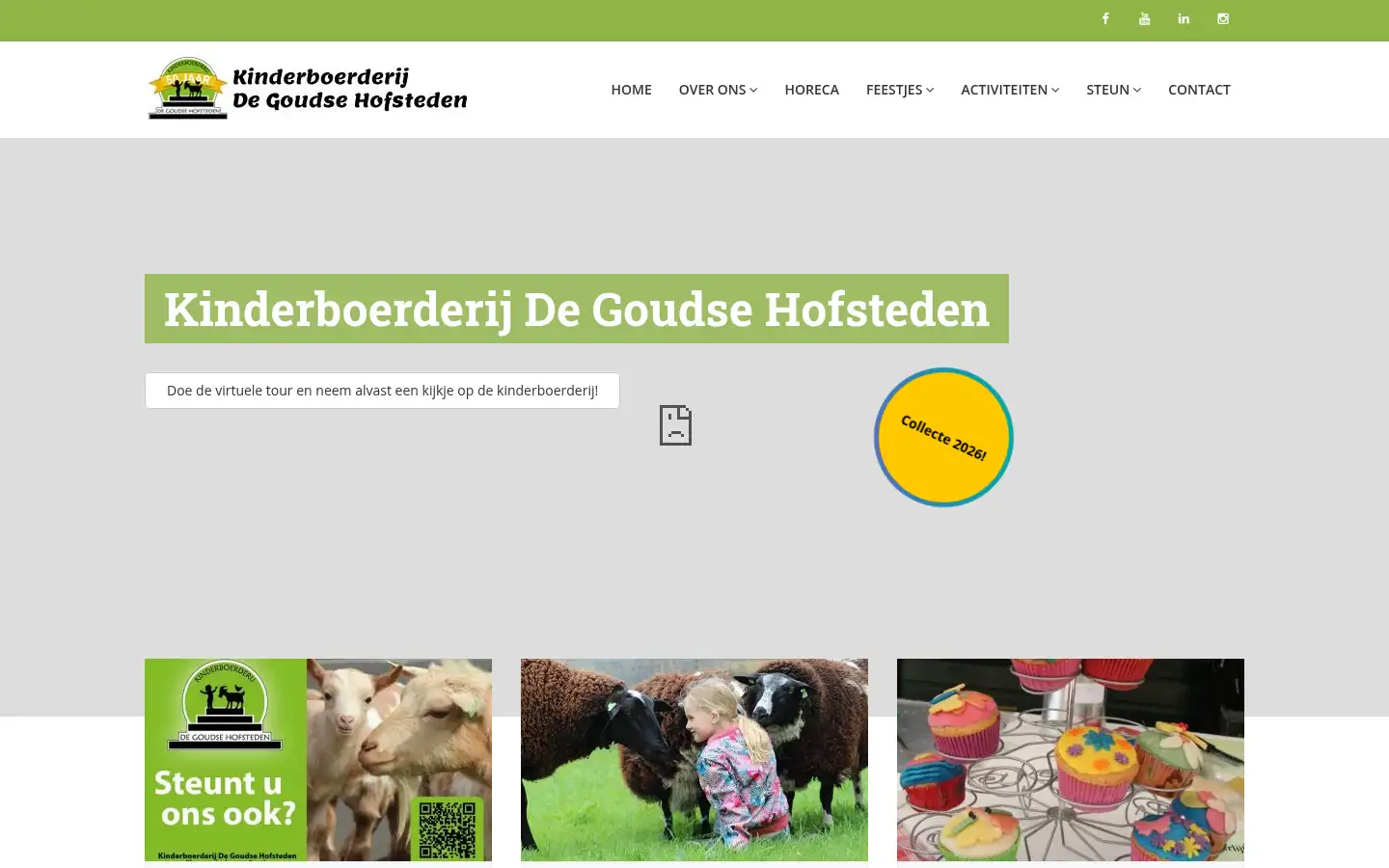 Screenshot of kinderboerderijgouda.nl