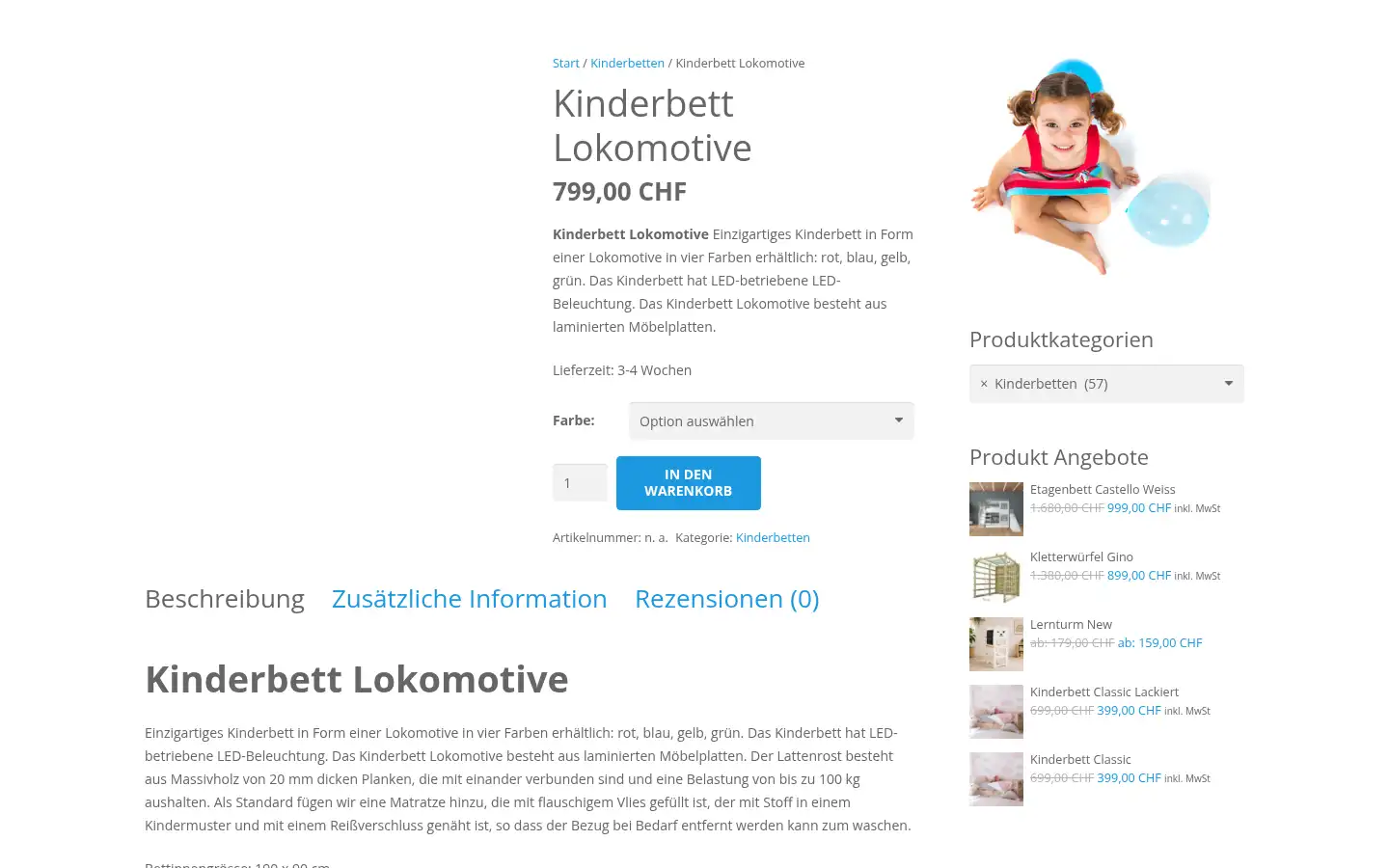 Screenshot of kinderspielewelt.ch