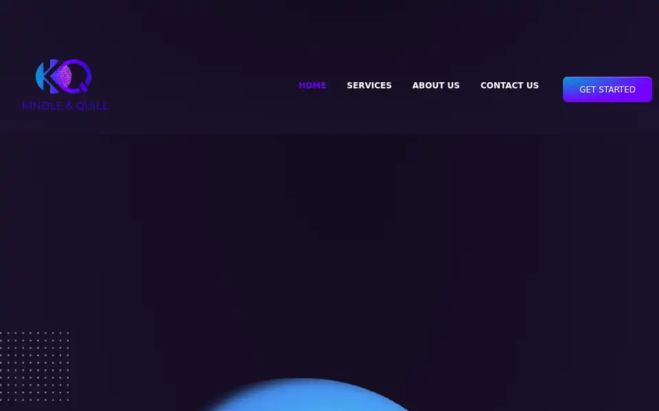 Screenshot of kindleandquill.com