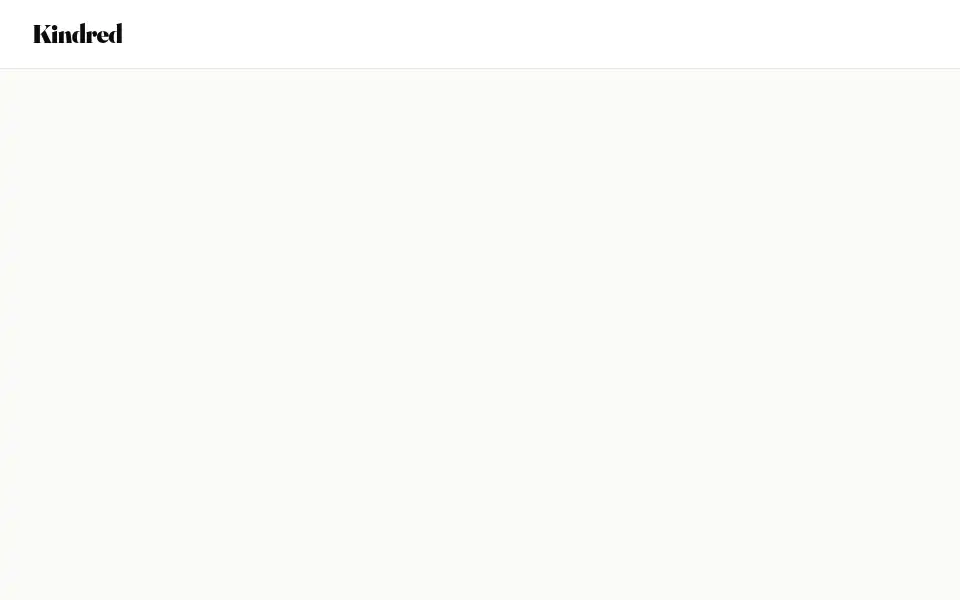 Screenshot of kindredteam.com