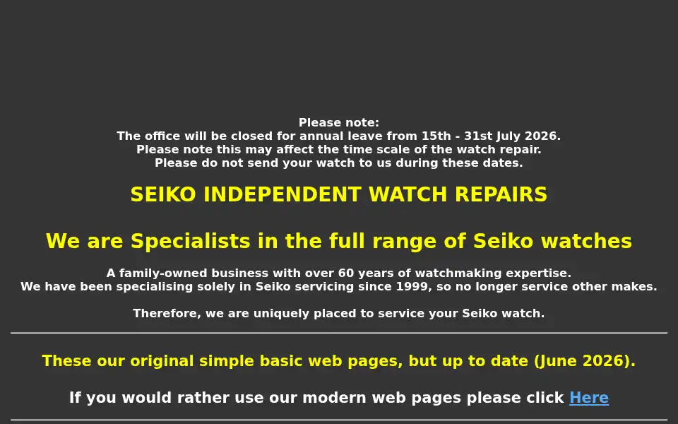 Screenshot of kinetic-repairs.co.uk