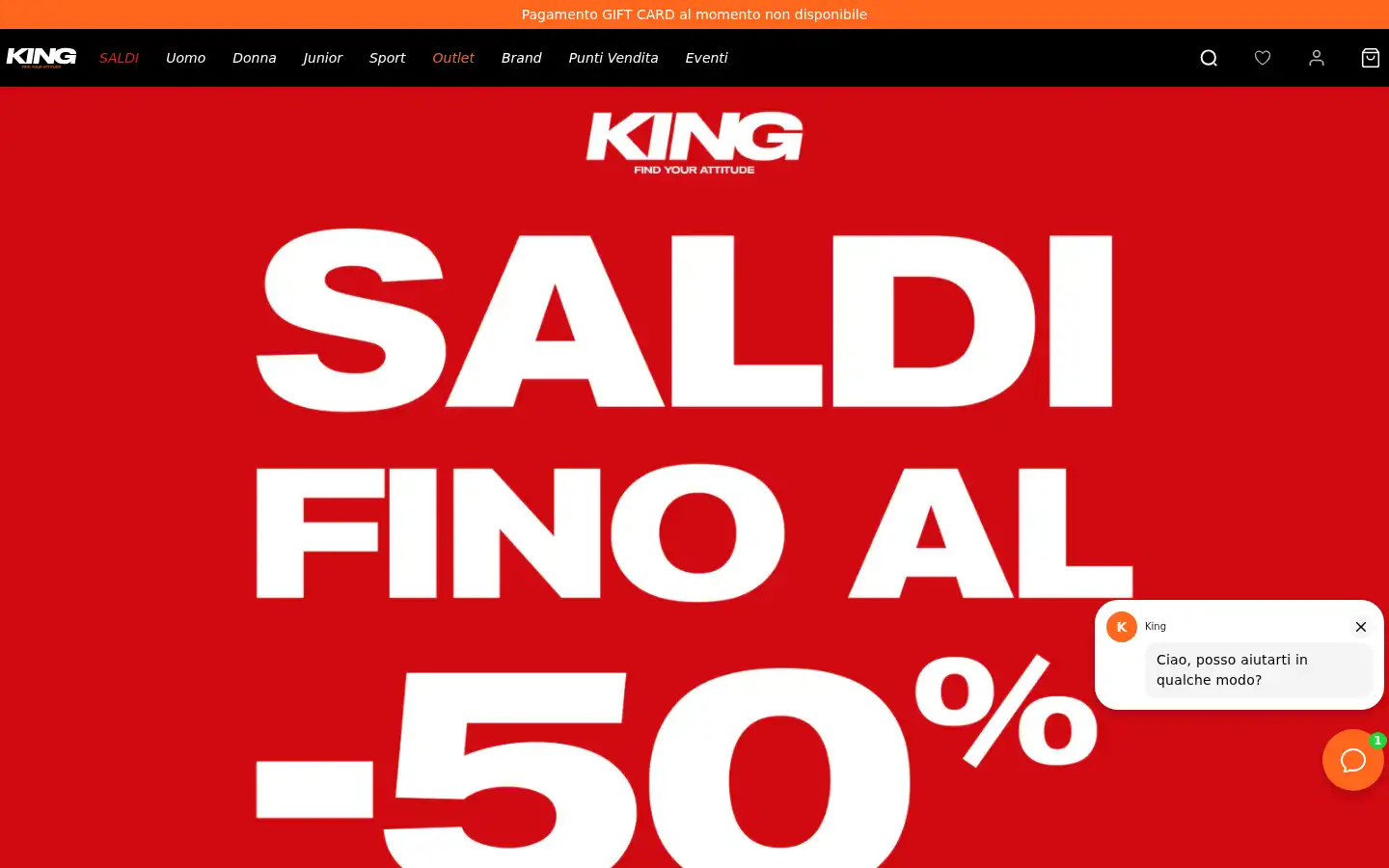 Screenshot of kingattitude.it