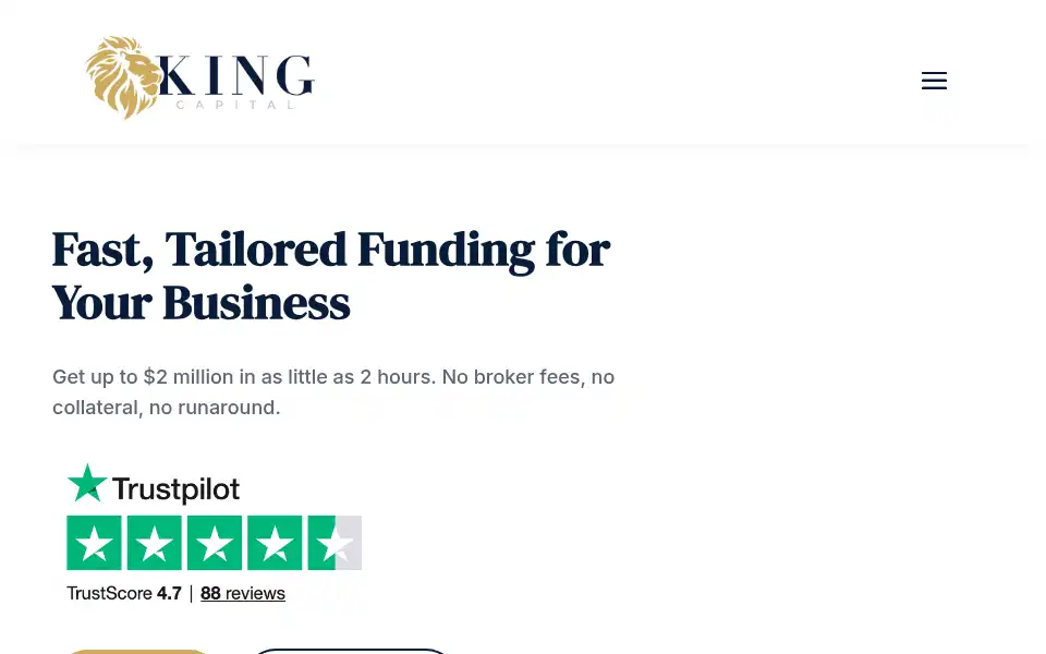 Screenshot of kingcapitalnyc.com