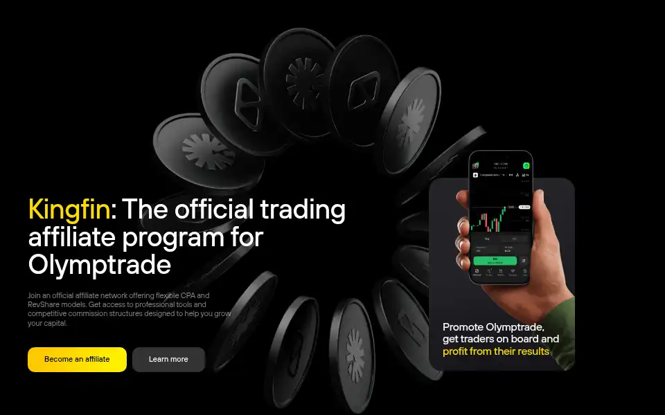 Screenshot of kingfin.com