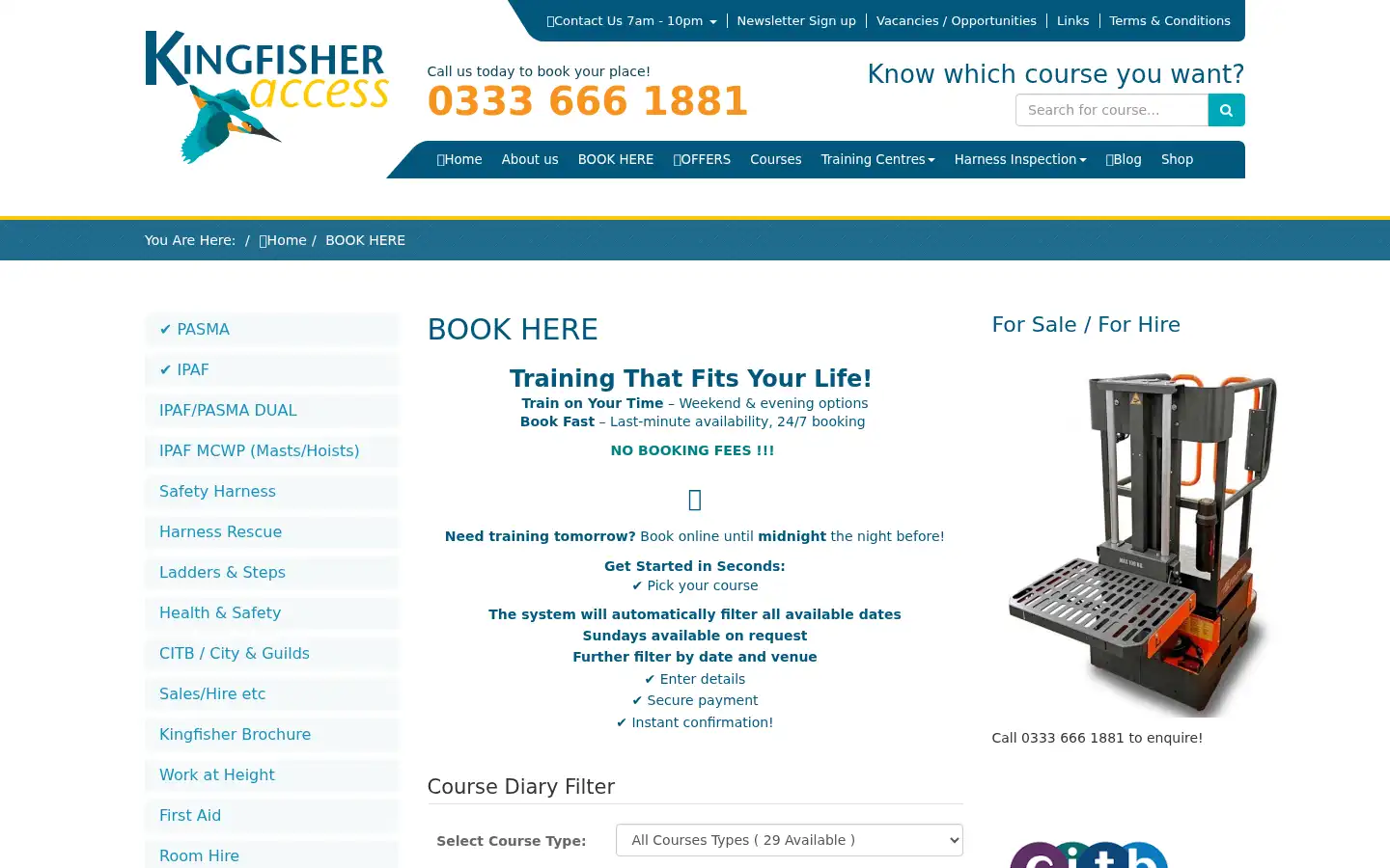 Screenshot of kingfisheraccess.com