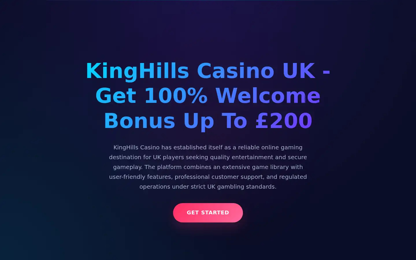 Screenshot of kinghills.app