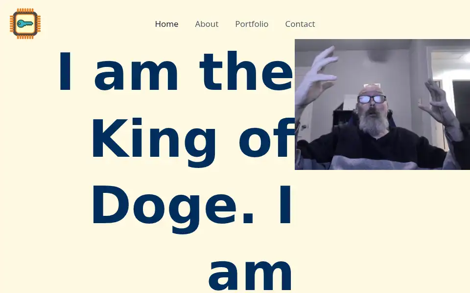 Screenshot of kingofdoge.com