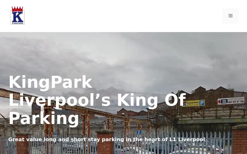 Screenshot of kingpark.co.uk