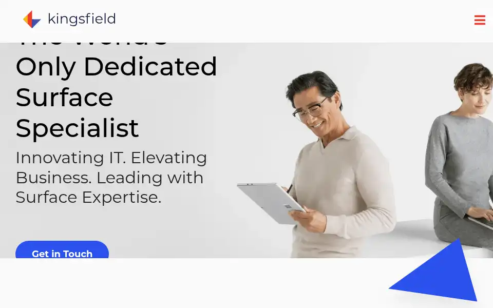 Screenshot of kingsfieldit.com