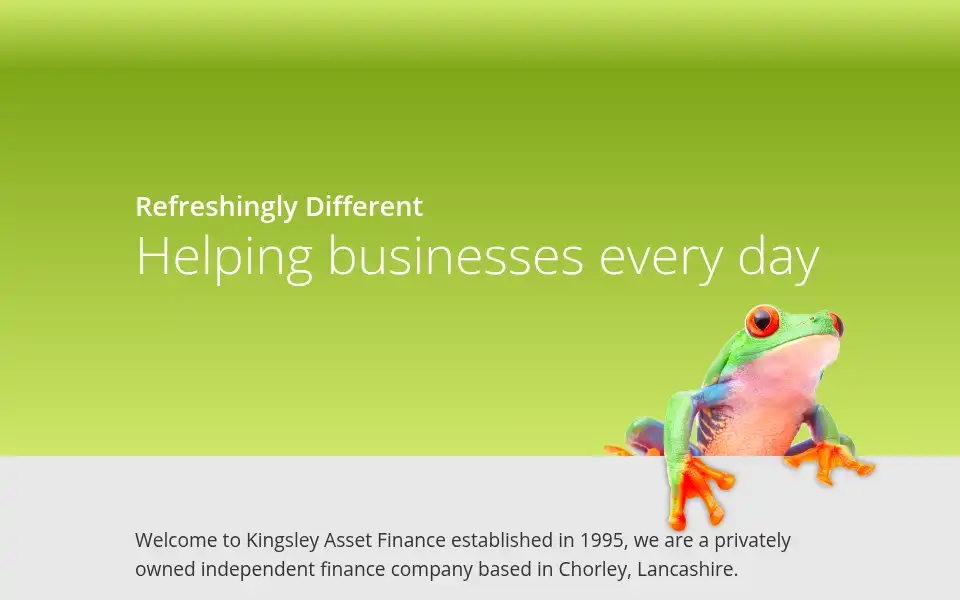 Screenshot of kingsleyassetfinance.co.uk