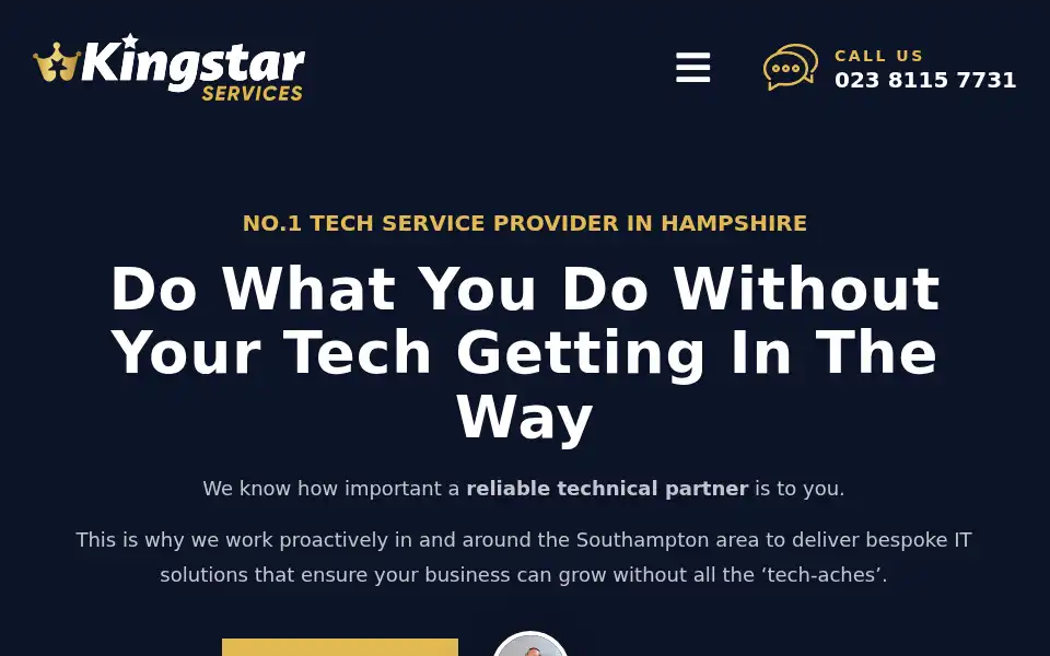 Screenshot of kingstarservices.co.uk