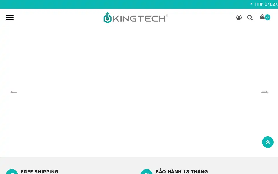 Screenshot of kingtechcare.vn