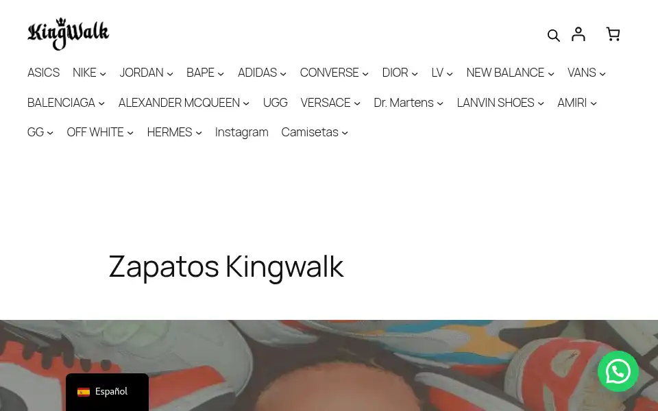 Screenshot of kingwalk.com