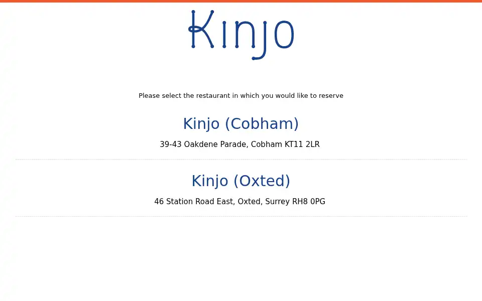 Screenshot of kinjo.co.uk