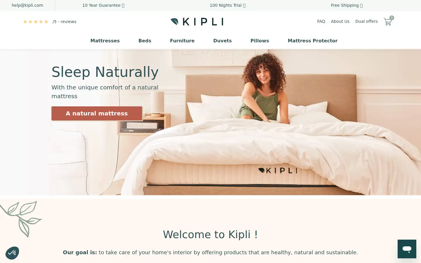 Screenshot of kipli.com