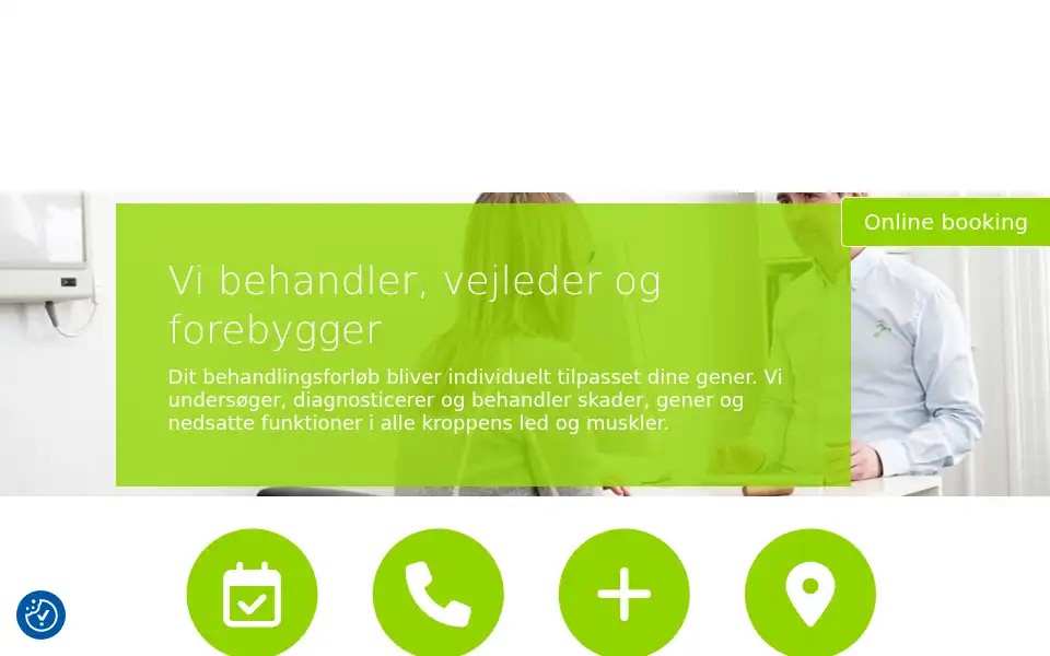 Screenshot of kiropraktor-kiropraktor.dk